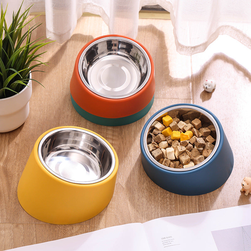Deep Raised Feeding Bowl, for dogs and cats.