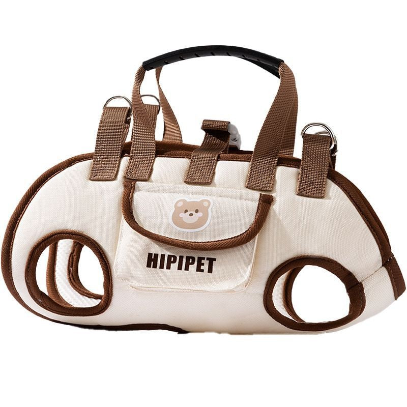 Genuine Leather Crossbody Bag, for dogs and cats.