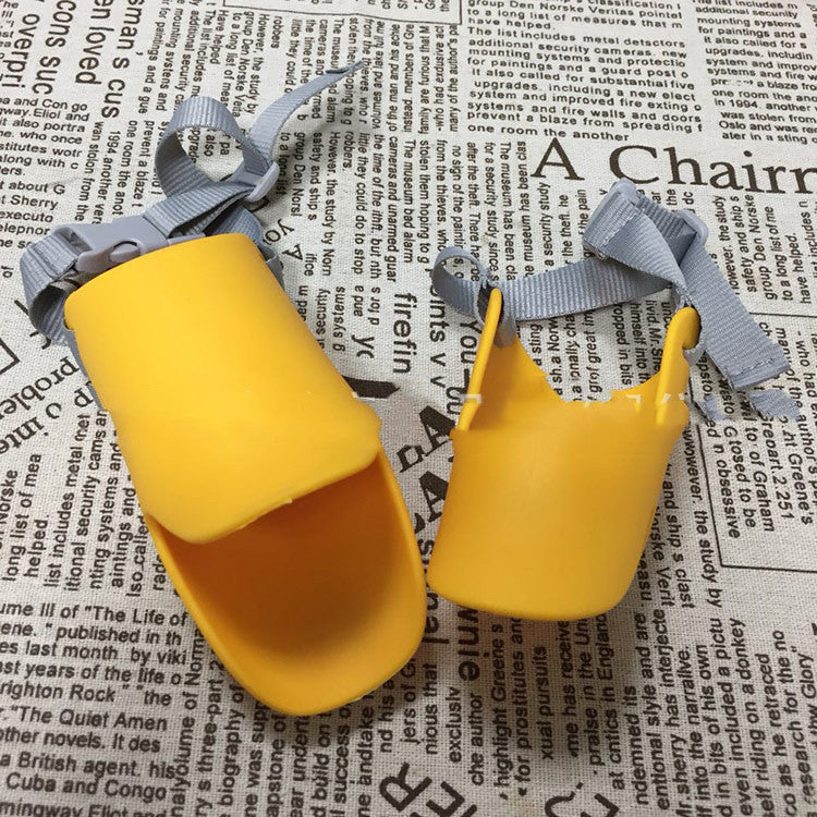 Silicone Anti-Bark Muzzle Sleeve, for dogs.