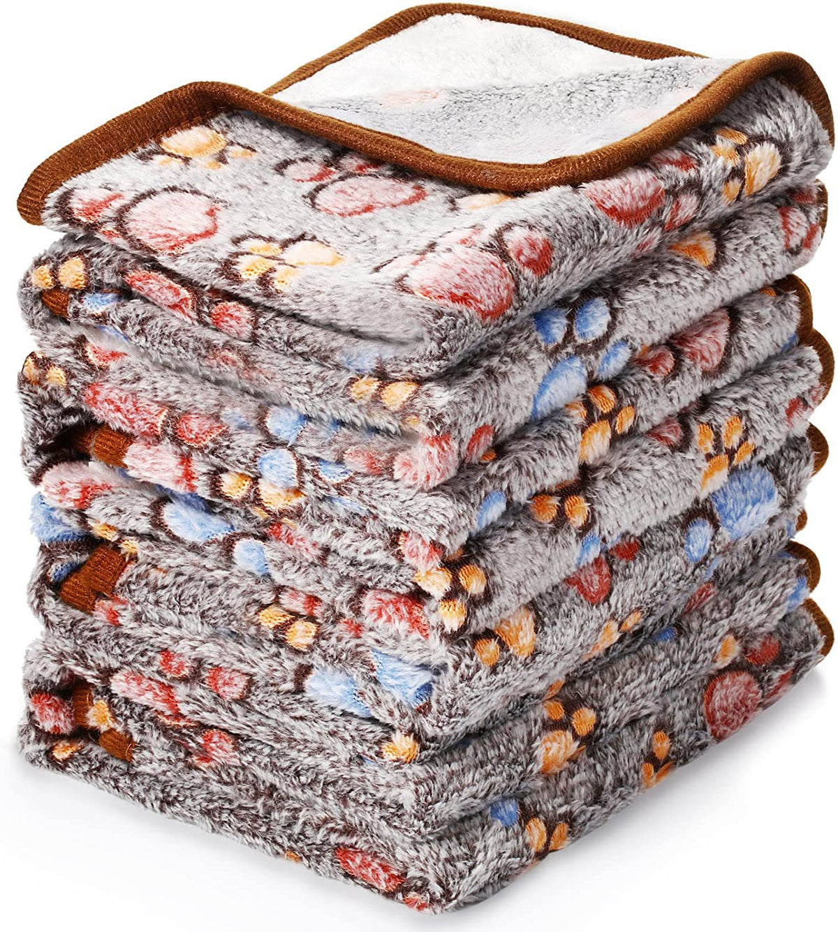 Cozy Soft Coral Fleece Blanket for Dogs and Cats