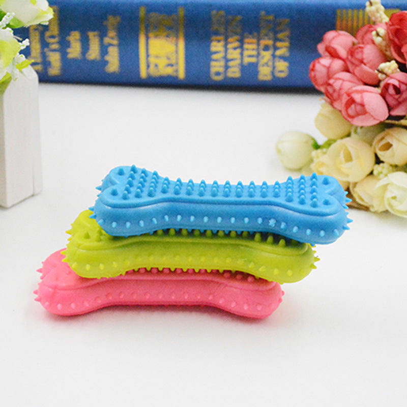TPR Heart-Bone Chew Toy, for dogs.