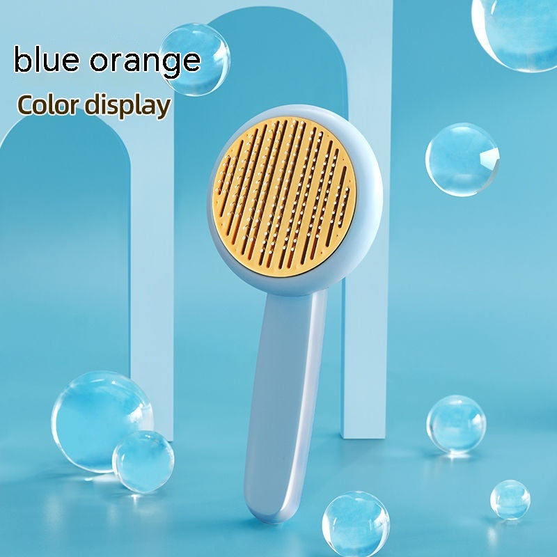 Self-Cleaning Comb Brush, for dogs and cats.