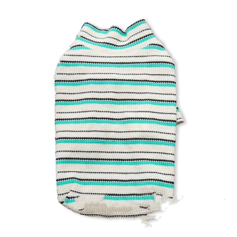 Striped Waffle Long-Sleeve Loungewear, for dogs and cats.