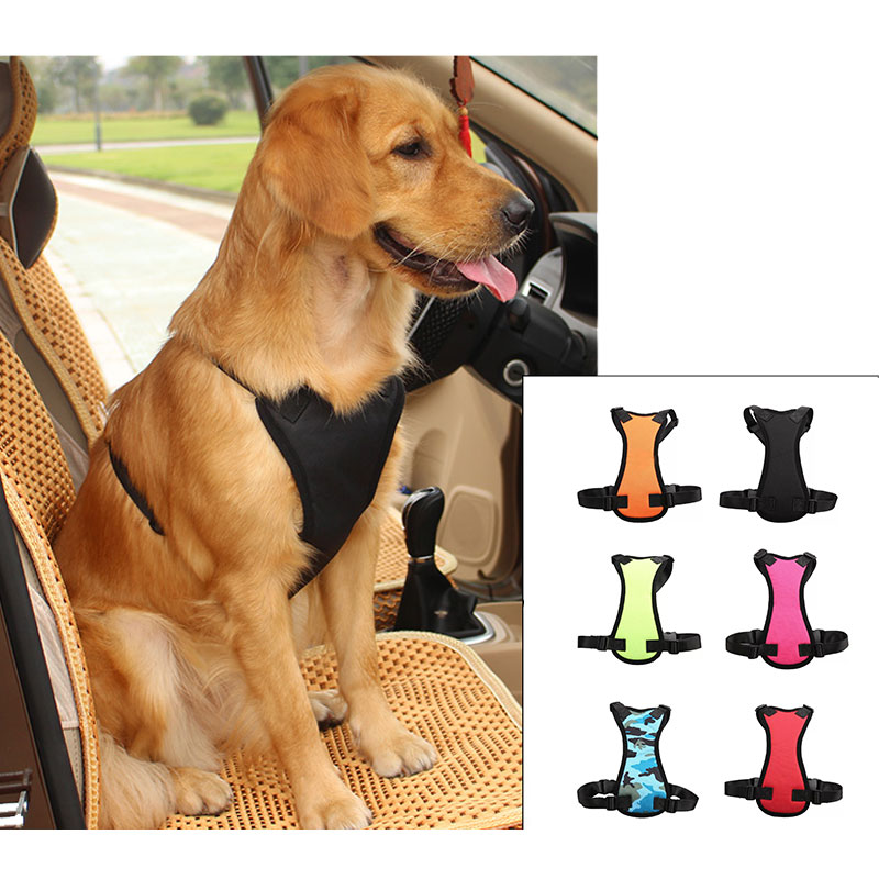 Adjustable Dog Car Safety Strap for Seat Belt Attachment, for dogs.