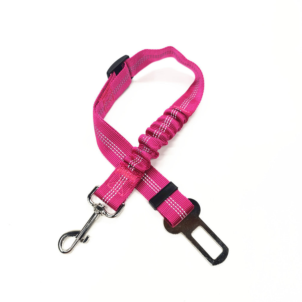 Reflective Elastic Car Seat Belt Leash for Dogs