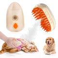 4-in-1 Steam and Vibration Grooming Brush, for dogs and cats.