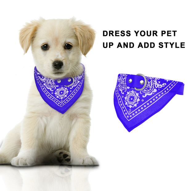 Adjustable Bandana Pet Collar – Triangle Scarf for Cats & Dogs – lifestyle photo