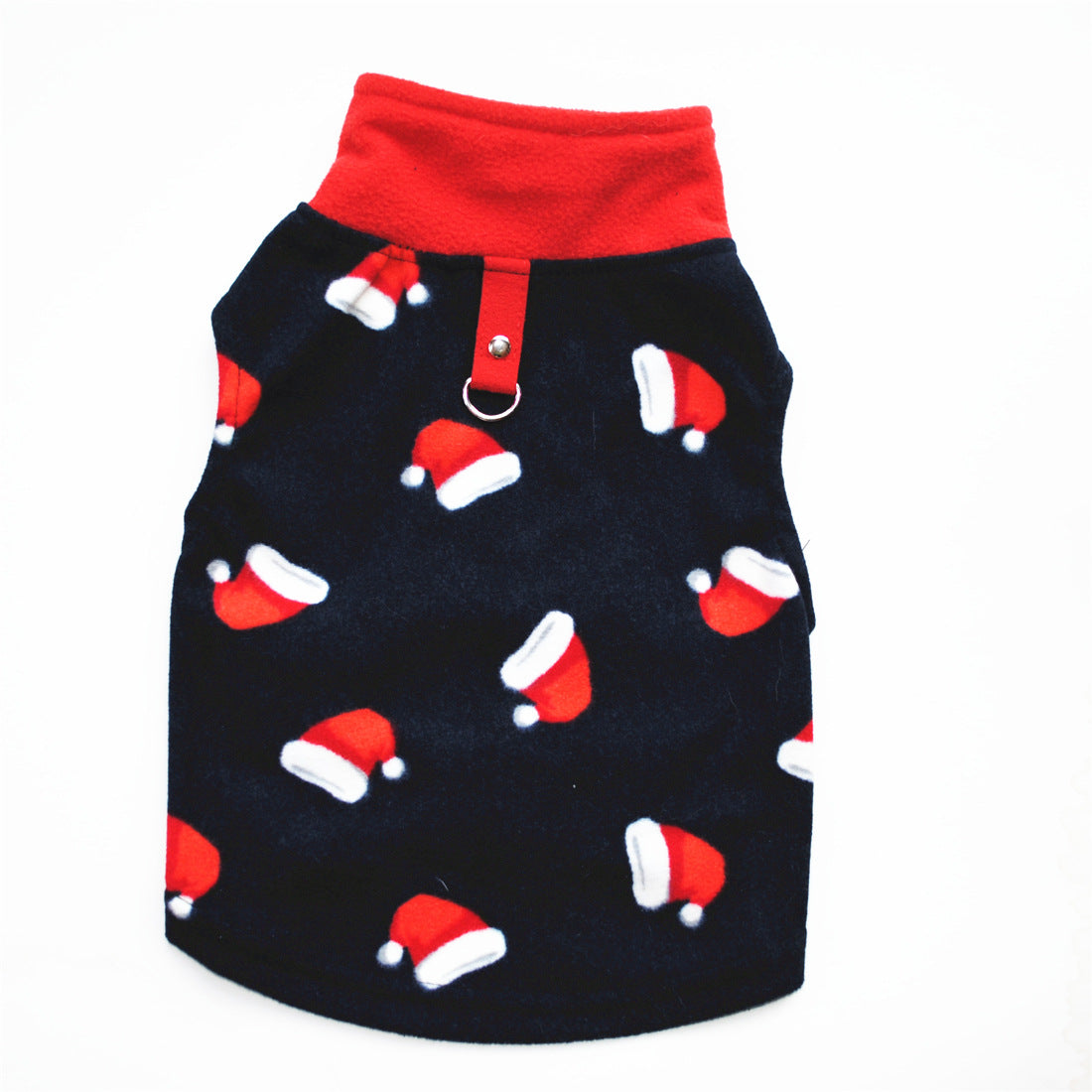 Polar Fleece Holiday-Print Pullover, for dogs.