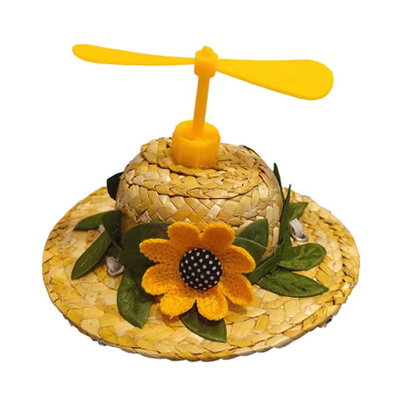 Decorative Pet Hat in Fun Prints, Sized S or M, for dogs.