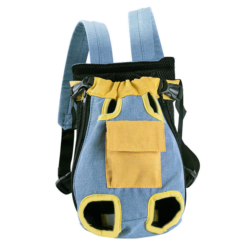 Portable Canvas Carrier Backpack for Dog Outings