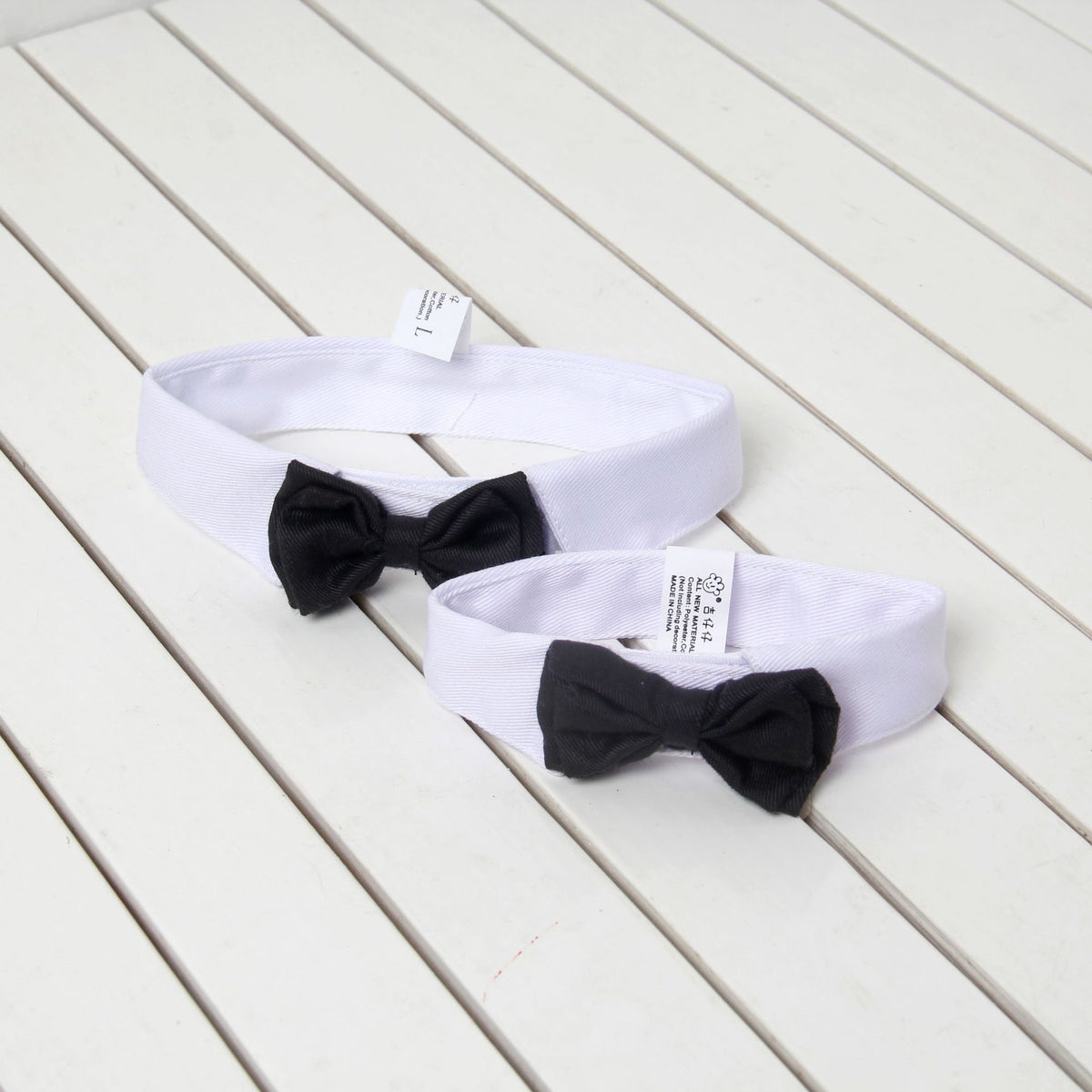 Cotton Bow Tie Collar Accessory, for dogs and cats.