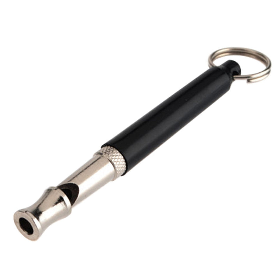 Ultrasonic Dog Training Whistle with Key Ring, for dogs and cats.