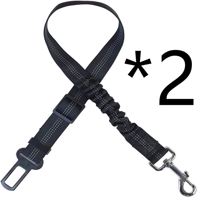 Adjustable Nylon Car Seat Belt Tether for Dogs