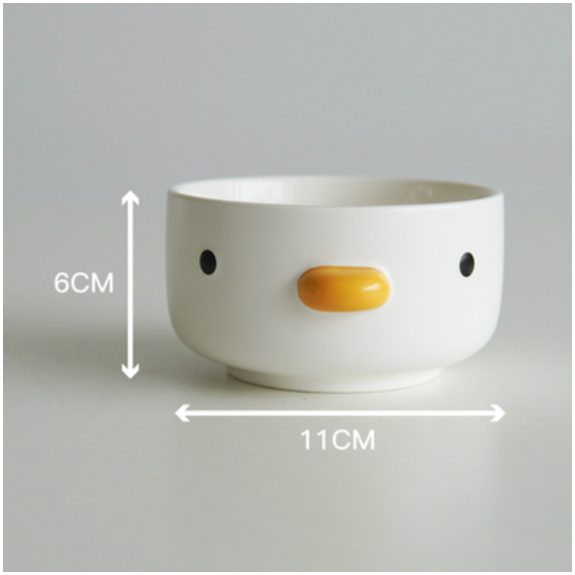 Ceramic Slanted Water Bowl, for dogs and cats.