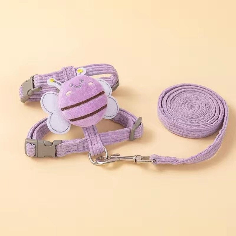 1.2-Meter Leash and Chest Strap Set, for dogs and cats.