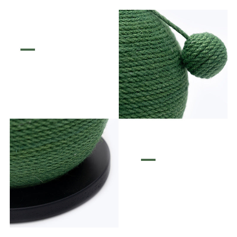 Cactus-Shaped Sisal Scratching Post for House Cats
