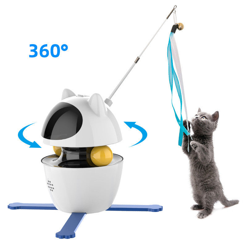 USB Rechargeable Smart Spinning Ball Toy for Cats