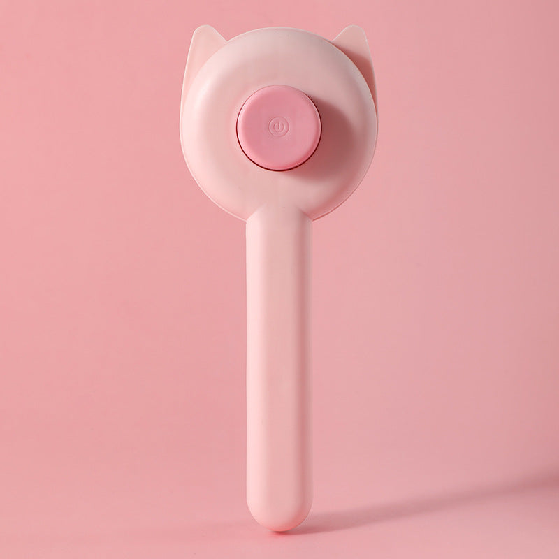 One-Button Self-Cleaning Grooming Comb, for dogs and cats.