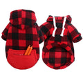 Casual Plaid Sweatshirt, for dogs.