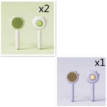 Pet Massage Grooming Brush – Hair Removal Comb for Cats & Dogs – close-up