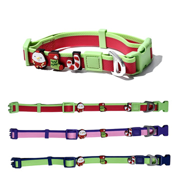 Dual-Color Embossed Dog Leash & Collar Set – Fashion Walking Set – packaging
