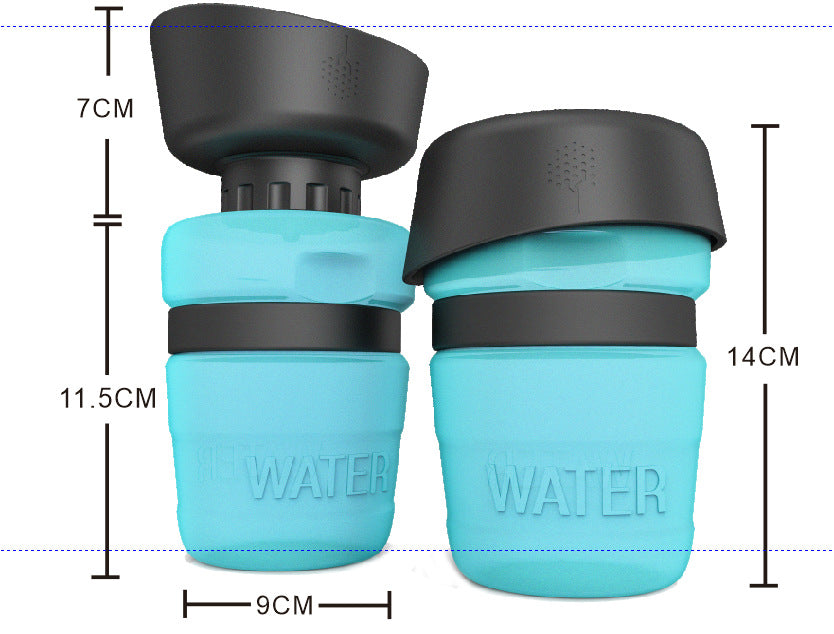 Portable Silicone Squeeze Water Bottle for Pets