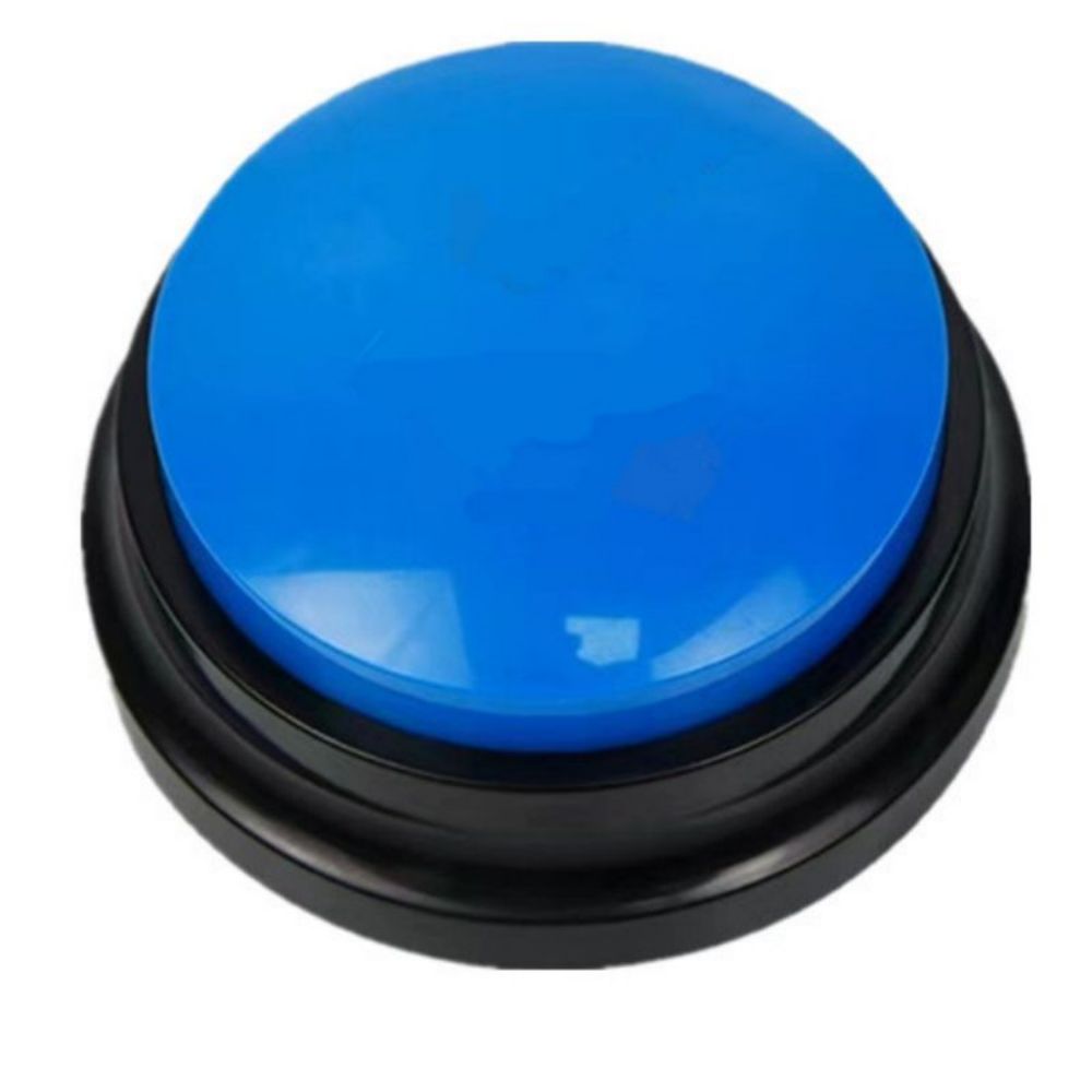 Voice-Recording Button Toy, for dogs and cats.