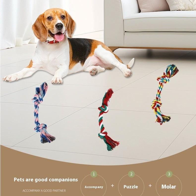 Double-Knot Cotton Rope Tug Toy, for dogs.