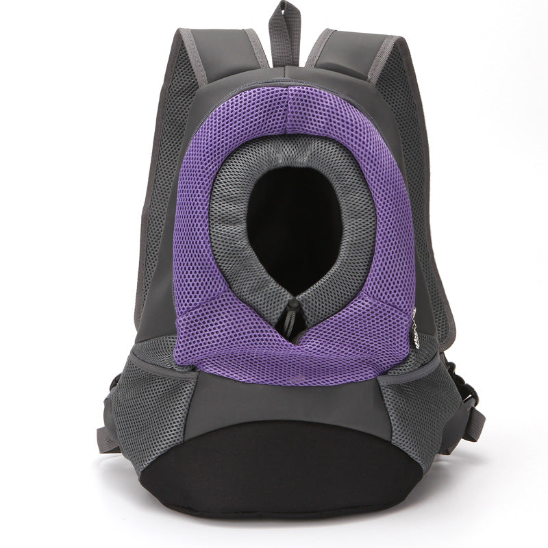 Convenient PU Travel Backpack for Dog Outings