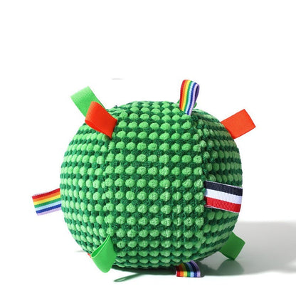 Dog Toy Vocal Ball Ring Rolling Molar Toy Wear-resistant Bite-resistant To Sleep With Vent Dog Toy Pet Toy