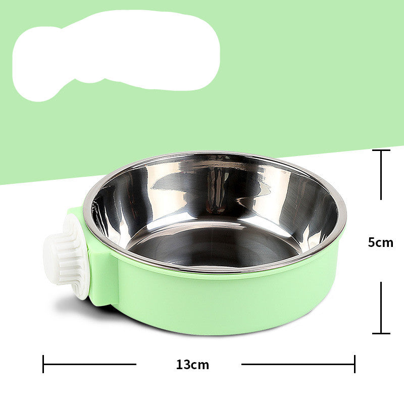 Cage-Mount Food and Water Bowl, for dogs and cats.