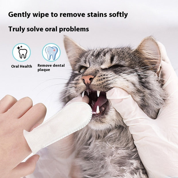 Finger Toothbrush for Cats & Dogs – Teeth Cleaning & Breath Freshener