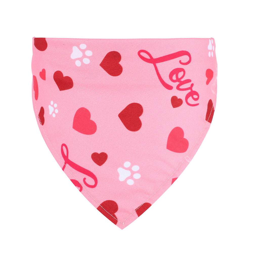 Polyester Triangle Bandana Scarf, for dogs and cats.