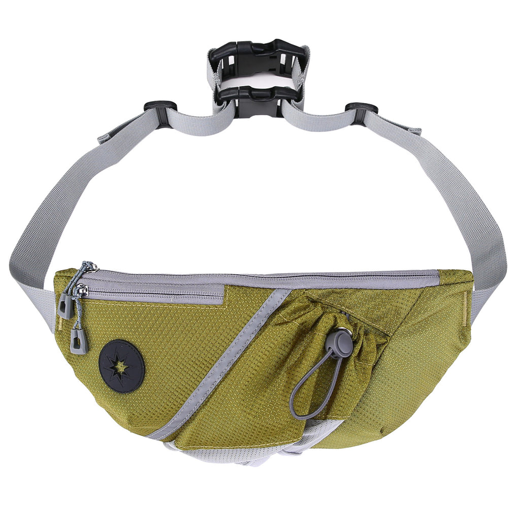 Hands-Free Running Leash with Waist Fanny Pack, for dogs.