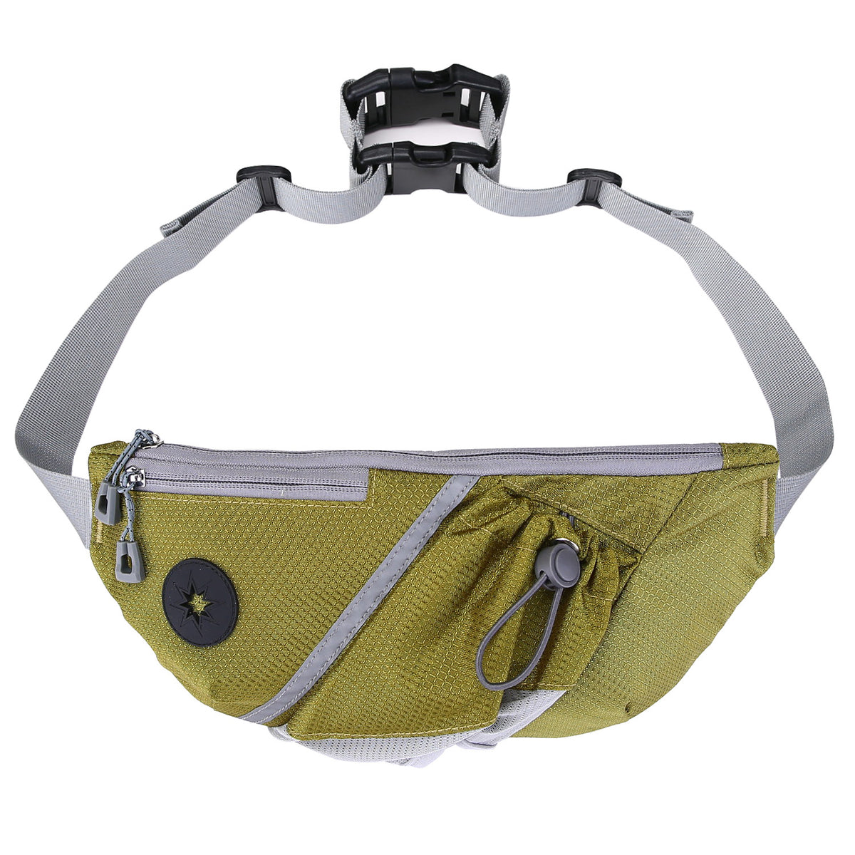 Hands-Free Running Leash with Waist Fanny Pack, for dogs.