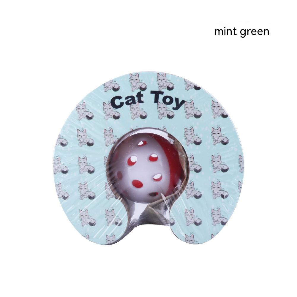 Magnetic Corrugated Paper Cat Scratcher with Track Ball, for cats.