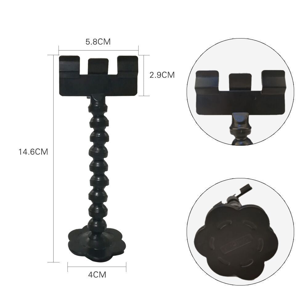 Pet Selfie Stick with Interchangeable Clip Attachments