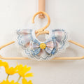 Lattice-Print Scarf Collar, for cats.