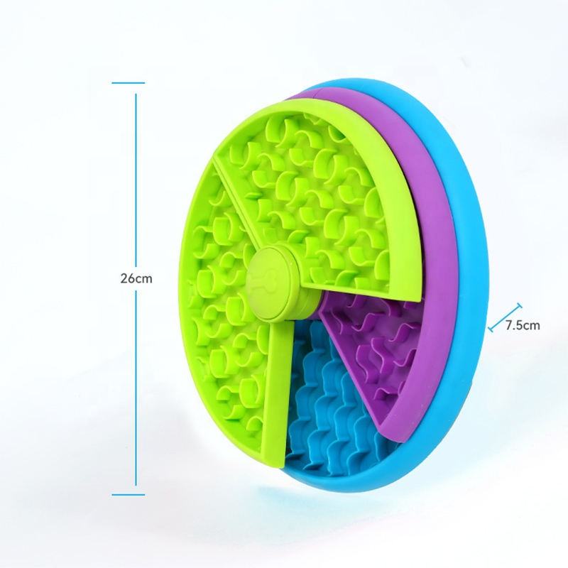 3-in-1 Rotating Slow Feeder Puzzle Bowl for Dogs