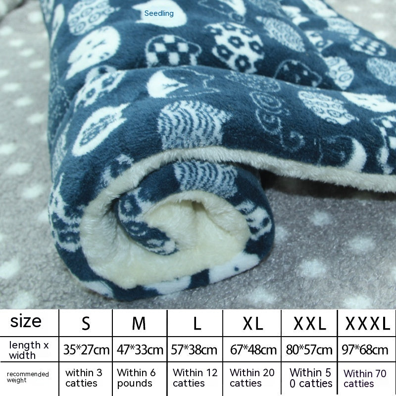 Flannel Winter Kennel Blanket, for dogs and cats.