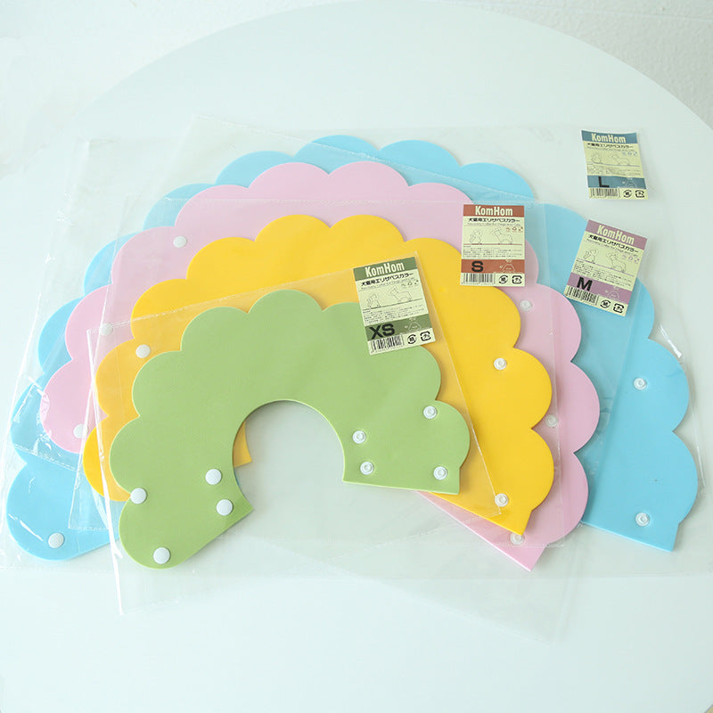Sunflower-Shape EVA Anti-Licking Collar, for dogs.