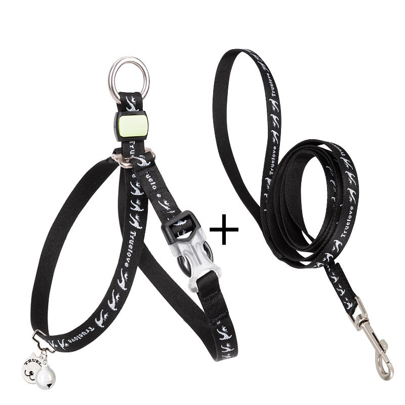 Chest Strap Leash Set with Bell for Cats and Dogs
