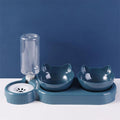Raised Double Food Bowl, for dogs and cats.