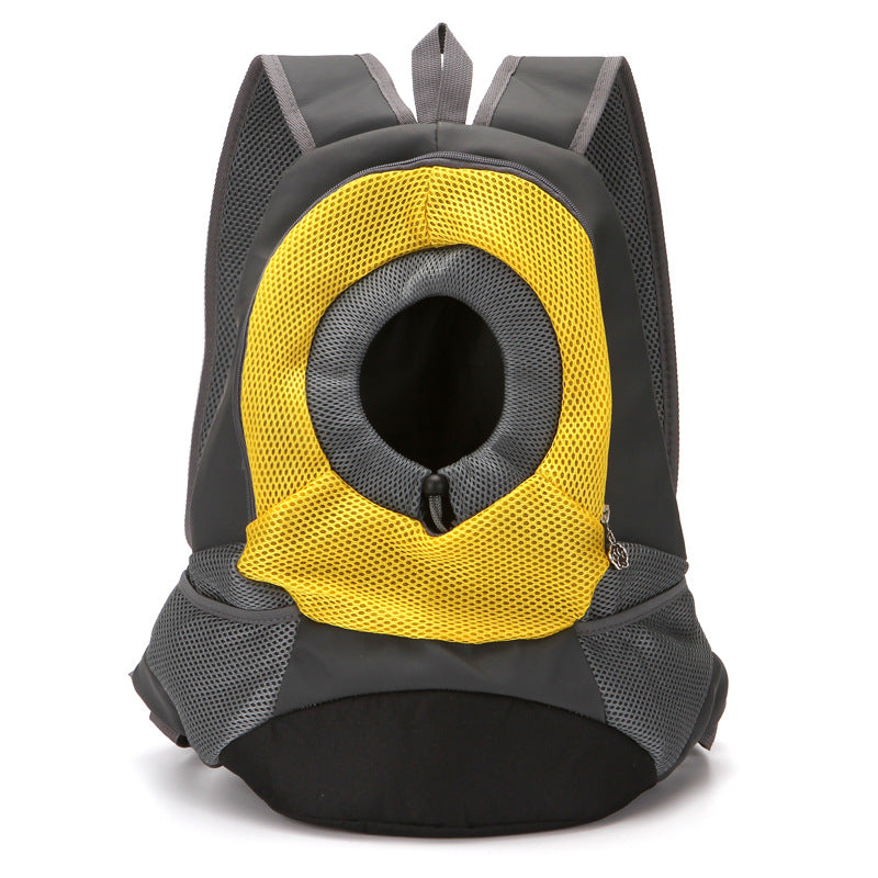 Convenient PU Travel Backpack for Dog Outings