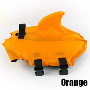 Shark Fin Swim Life Jacket Style Vest, for dogs.