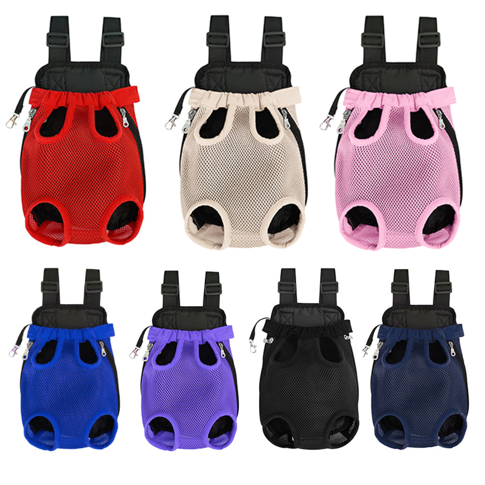 Breathable Mesh Backpack Carrier, for dogs and cats.