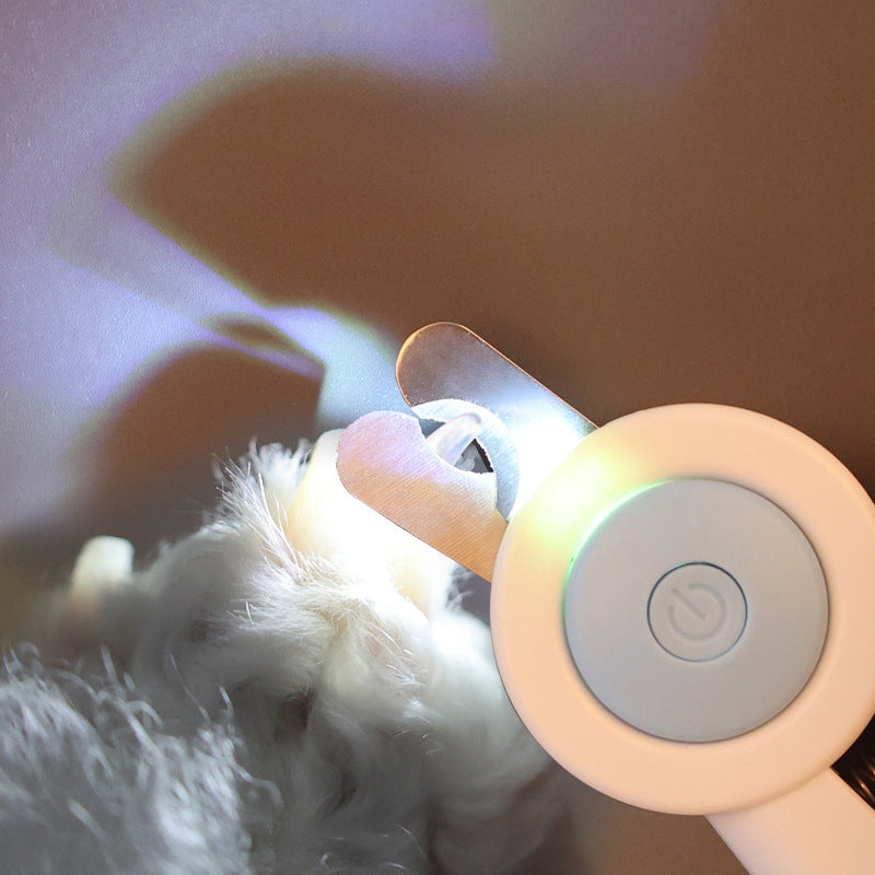 LED Light Nail Clipper, for dogs and cats.
