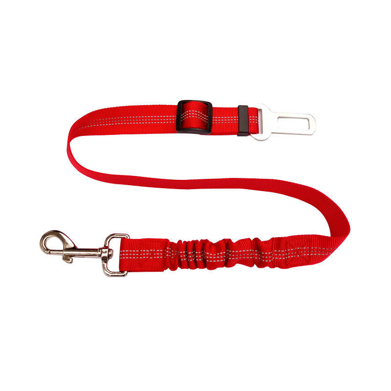 Cushioned Reflective Dog Car Seat Belt, Adjustable