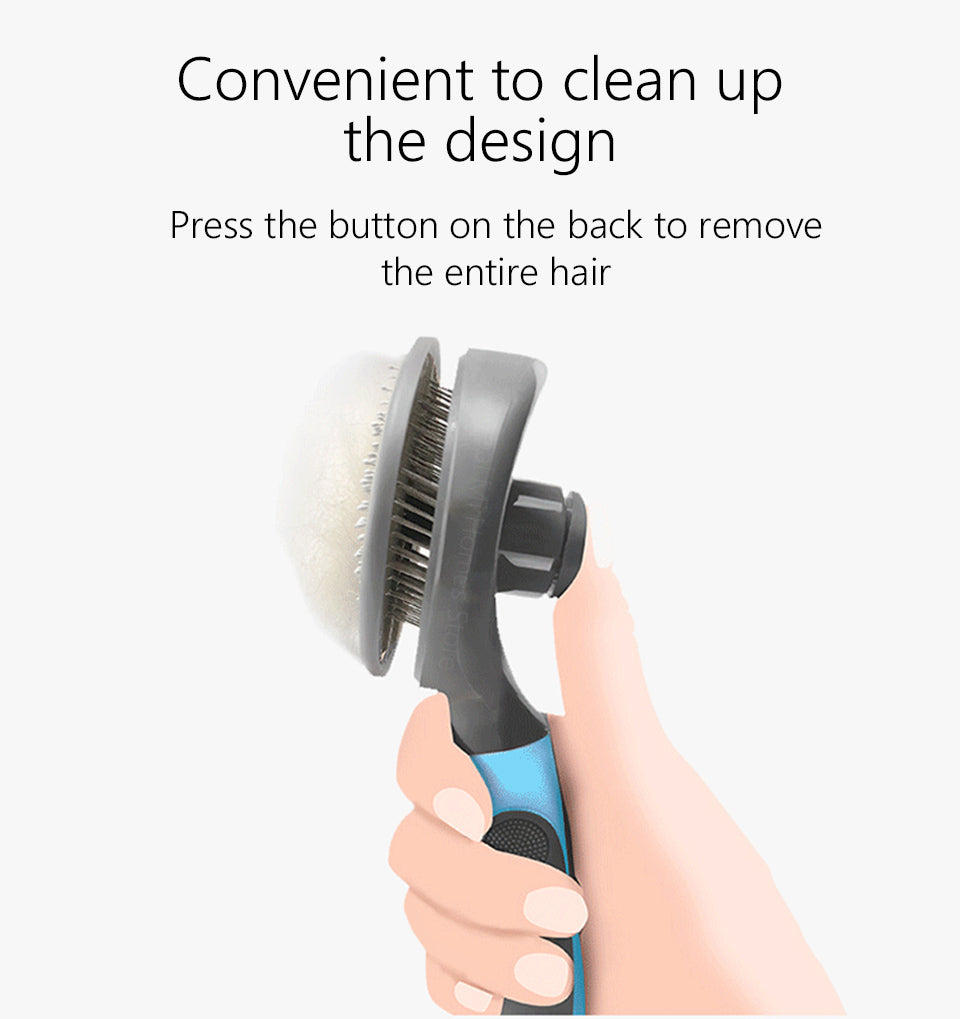 Steel Needle Pet Grooming Brush, for dogs and cats.