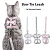 Bow Cat Pulling Rope Anti Breaking Loose Adjustable